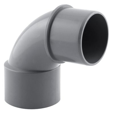 Coude PVC évacuation 87° mâle/femelle Ø40 - FITT