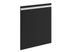 Porte avec poignée intégrée pour meuble de cuisine Ibiza noir mat 70 x 60 cm OFITRES