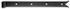 Penture queue de carpe longueur 400 mm diamètre 14 mm 35 x 5 noire