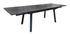 Table de jardin à rallonge AGRA aluminium et céramique gris 150/200/250x90cm - PROLOISIRS