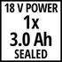 Clé à chocs sans fil 18 V TP-CW 18/350-C (Brushless, 1 batterie) - EINHELL