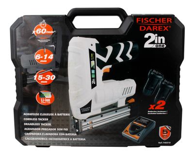 Agrafeuse-cloueuse électrique de 18V FISCHER DAREX