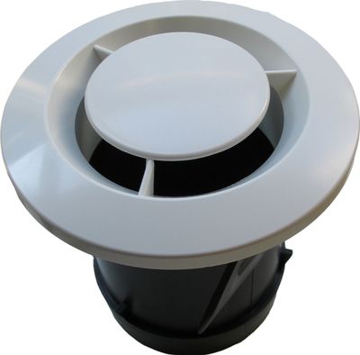 Bouche d'extraction de VMC pour WC salle de bains diamètre 80 mm DMO