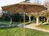 Parasol droit diamètre 3m taupe en eucalyptus PROLOISIRS Livraison à domicile incluse