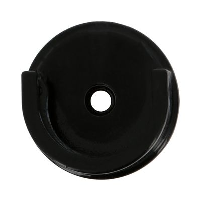 Naissance entre mur en métal diam 28 mm Finition Noir brillant par 2 - MOBOIS