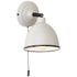 Spot mural en saillie orientable E14 28W métal gris/taupe - Telio BRILLIANT