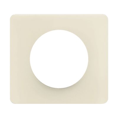 Plaque de finition 1 poste Blanc amande - Céliane LEGRAND