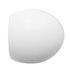 Embout déco ogive à visser en bois diam 20 mm Finition Blanc laqué par 2- MOBOIS