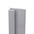 Profilé de finition chrome pour panneaux muraux 210 cm - SCHULTE