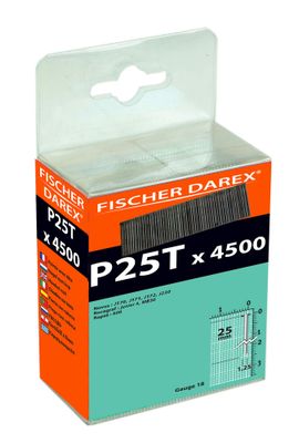 Pack de 4500 pointes avec tête de 25mm FISCHER DAREX