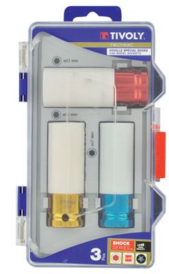 Coffret 3 douilles auto 17/19/21 - TIVOLY