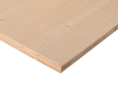 Panneau 3 plis bois épicéa - 19 x 1250 x 2500 mm - TILLY