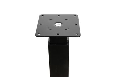 Pied Zoom 60 x 60 mm réglable de 70 cm à 110 cm acier noir CIME