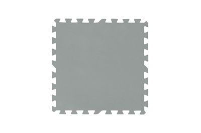 Tapis de sol puzzle gris pour piscine ép 3mm BESTWAY