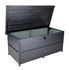 Coffre de rangement pour jardin acier anthracite 135 x 65 x 69 cm - PROLOISIRS