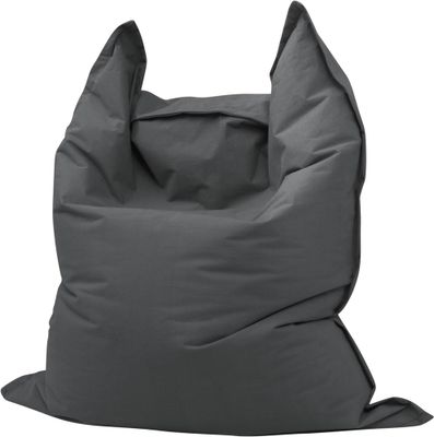 Pouf géant gris anthracite 125 x 100 cm SADY'S TRADING