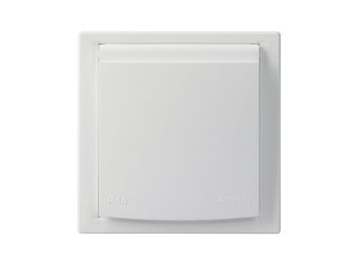 Prise 2 pôles + terre IP44 blanc - Asfora SCHNEIDER ELECTRIC