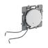 Bouton poussoir avec témoin lumineux blanc Casual Evo - DEBFLEX