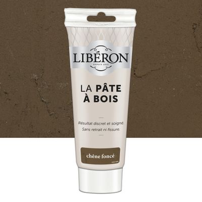 Pâte à bois chêne foncé tube 250 g - LIBERON