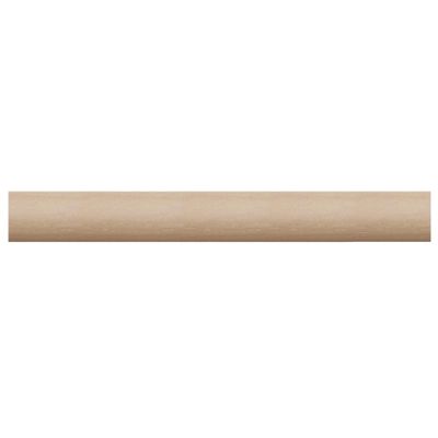 Tringle à rideaux en bois 2.50 m diam 28 mm Finition Bois naturel - MOBOIS