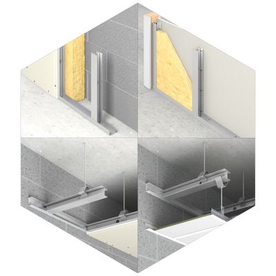 Montant double M48 - Longueur variable 165-300 cm - ID4 - l.60 x H.57 cm - SPP