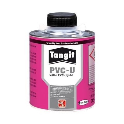 Pot de colle PVC 250 g avec pinceau TANGIT