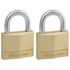 Cadenas à clés largeur 40 mm en laiton s'entrouvant par 2 MASTER LOCK