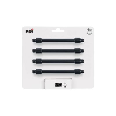 Poignée de meuble zamak noir mat entraxe 96 mm REI