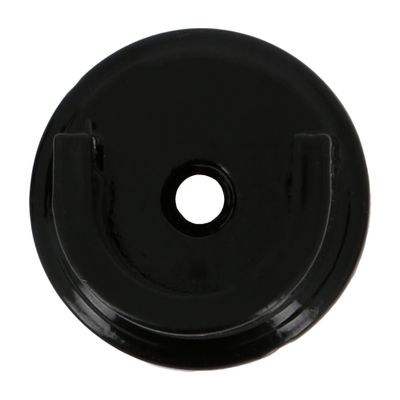 Naissance entre mur en métal diam 20 mm Finition Noir brillant par 2 - MOBOIS