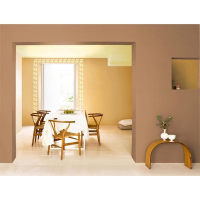 Peinture crème de couleur Blanc Cassé Satin 2,5 L - DULUX VALENTINE