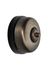Bouton poussoir en saillie rétro porcelaine noire et bronze - Garby Dimbler FONTINI