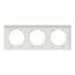 Plaque de finition 3 postes blanc - Odace Touch SCHNEIDER ELECTRIC