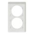Plaque de finition 2 postes blanc - Odace 2011 Touch SCHNEIDER ELECTRIC