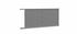Portail coulissant aluminium ALIZEE l.4,00 x H.1,65 m gris  - PREFALU