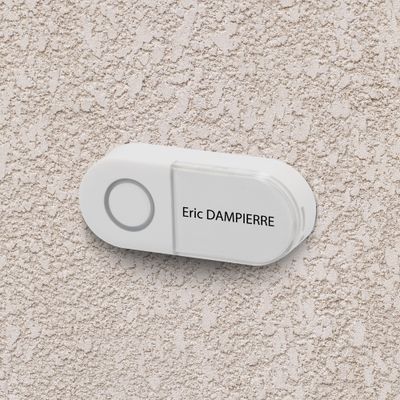 Sonnette sans fil 100m 220V-240V à brancher Blanc - CEEZAM