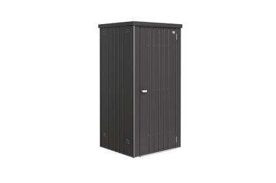 Armoire à outils extérieure H 182.5 x L 93 x P 83 cm gris foncé BIOHORT Livraison à domicile incluse