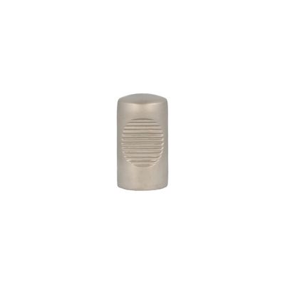 Bouton de meuble cylindrique zamak nickelé mat diamètre 14 mm REI