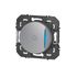 Bouton poussoir encastrable pour sonnette avec voyant lumineux Aluminium - Dooxie LEGRAND