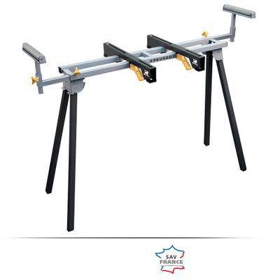 Support de scie onglet pliable longueur 1000 à 2500 mm PEUGEOT