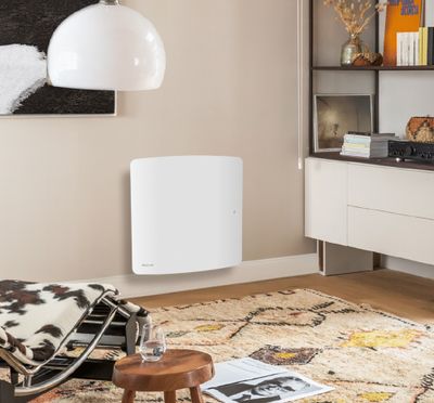 Radiateur à inertie fluide connecté DYNAFLO 2000W blanc horizontal - NOIROT