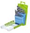 Forets métal HSS diamètre 1 à 10 mm par 19 en coffret AKKU-TOP