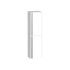 Colonne de salle de bains Thana 2 portes L35 x H140 x P32 cm panneau de particules blanc