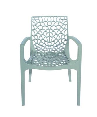 Fauteuil de jardin GRUVYER polypropylène vert pastel - GRANDSOLEIL