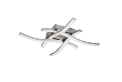 Plafonnier LED Route nickel 2400 lumens blanc neutre - REALITY