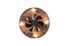 Ventilateur de plafond industriel 4xE27 + télécommande Noir/bois Ø48cm - Trondheim REALITY