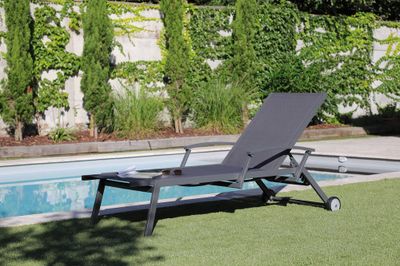 Lit florence alu graph gris ac PROLOISIRS