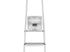 Escabeau 4 marches L20 avec tablette porte-outils aluminium - HAILO