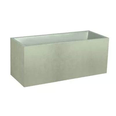 JARDINIERE DECOR BETON VERT
