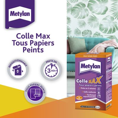 Colle en poudre pour tous papiers peints 200 g