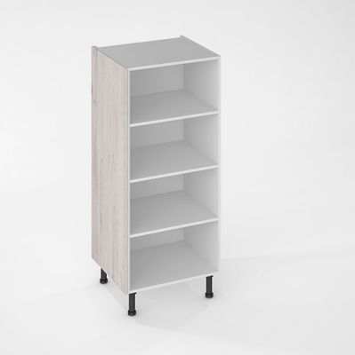 Joue de finition effet bois clair pour demi-colonne de cuisine Nature syncron blanchi 130 x 57 cm OFITRES